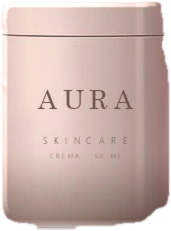Crema de noche de Aura, tarro de ópalo rosado de 50 ml